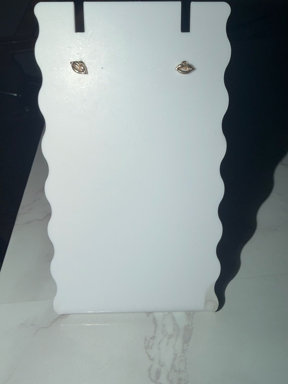 Delicate Gold-Tone Leaf Stud Earrings - Minimal Women's Jewelry